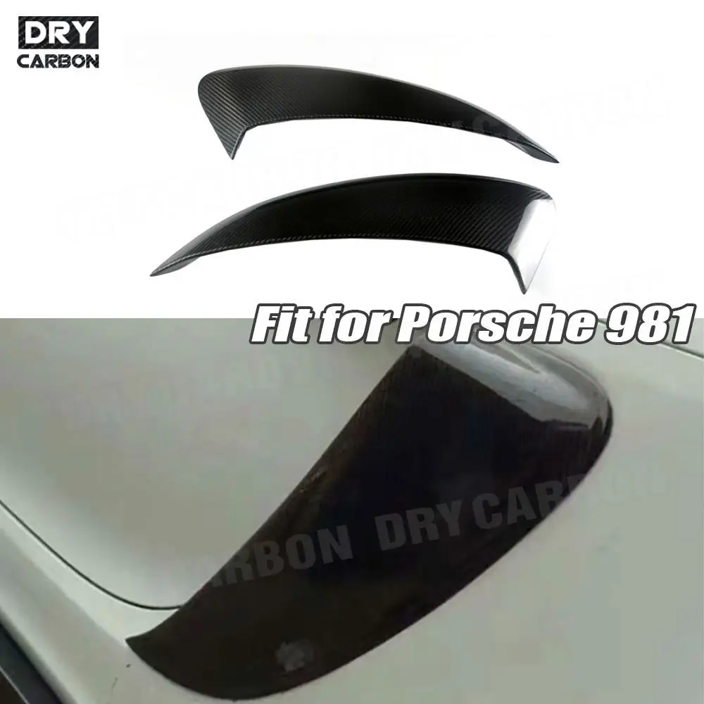 

Forged Carbon Fiber Car Door Side Fender Vents Trims Frame Decoration Cover Accessories For Porsche 981 Cayman Boxster 2013-2015