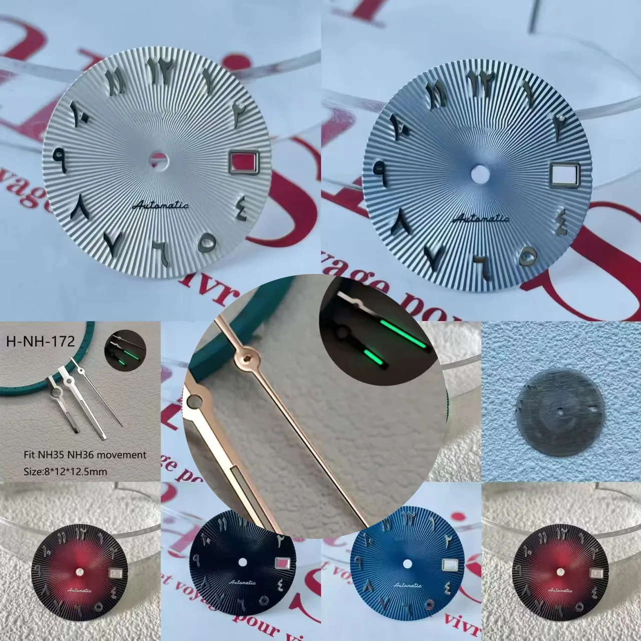 285mm-s-logo-numeros-arabigos-tragaluz-unico-dial-adecuado-movimiento-nh35-accesorios-de-reloj-sin-luminoso-herramienta-de-reparacion-de-relojes-nh36