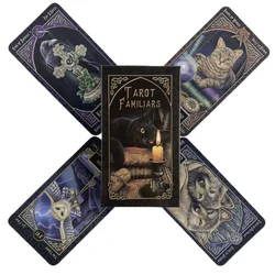 Cats Tarot Familiars Cards A 78 Deck Oracle English Visions Divination Edition Borad Playing Games