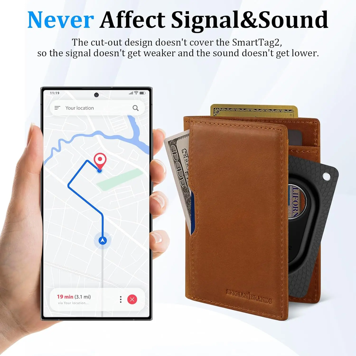 For Samsung Galaxy Smart Tag 2 Cover Locator Tracker Soft TPU Portable Card Protective Case For Smart Tag Tracker Holder