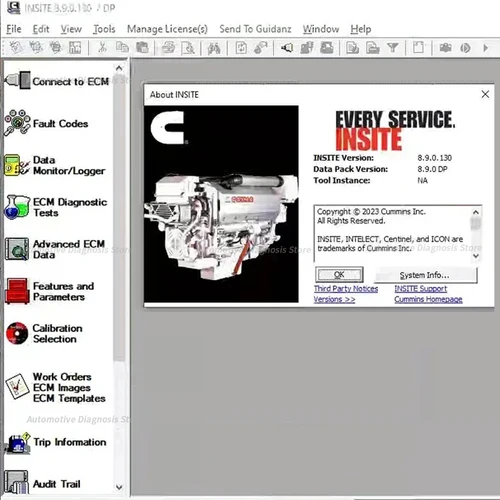 Imagen 2 del producto Cummin Insite 8.9 PRO + Calterm 4.7 MetaFiles v4.7.1.007 Software de diagnóstico del motor Keygen gratuito + keygen gratuito + instalación gratuita