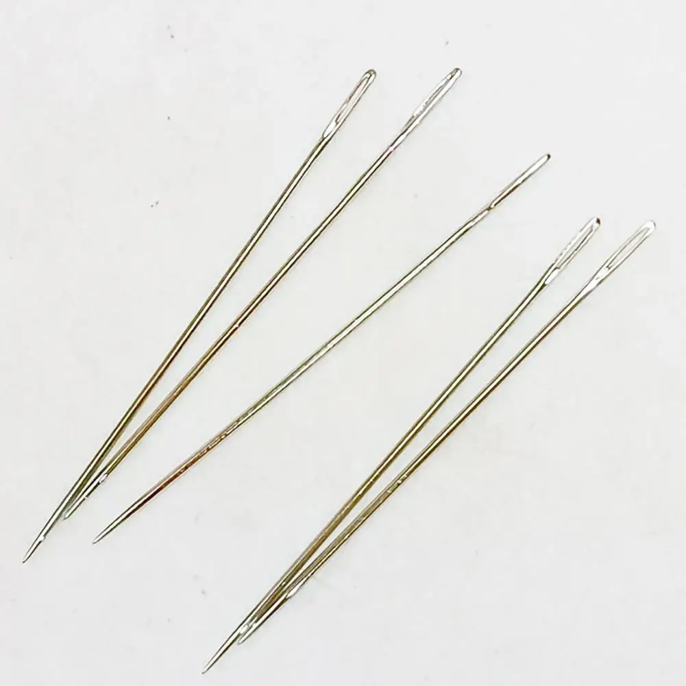 25-teiliges Nähnadeln mit großem Öhr, Nähnadeln, handgefertigte Ledernadel, Stahlgarn, Stricknadeln, Nähwerkzeug-Set