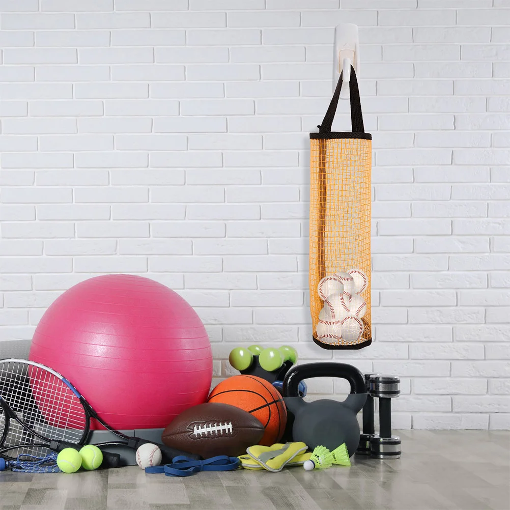 

2 шт., прочный сетчатый чехол для хранения теннисных мячей, настенный портативный органайзер для игроков Avid, сумки для мячей, хранение пиклбола