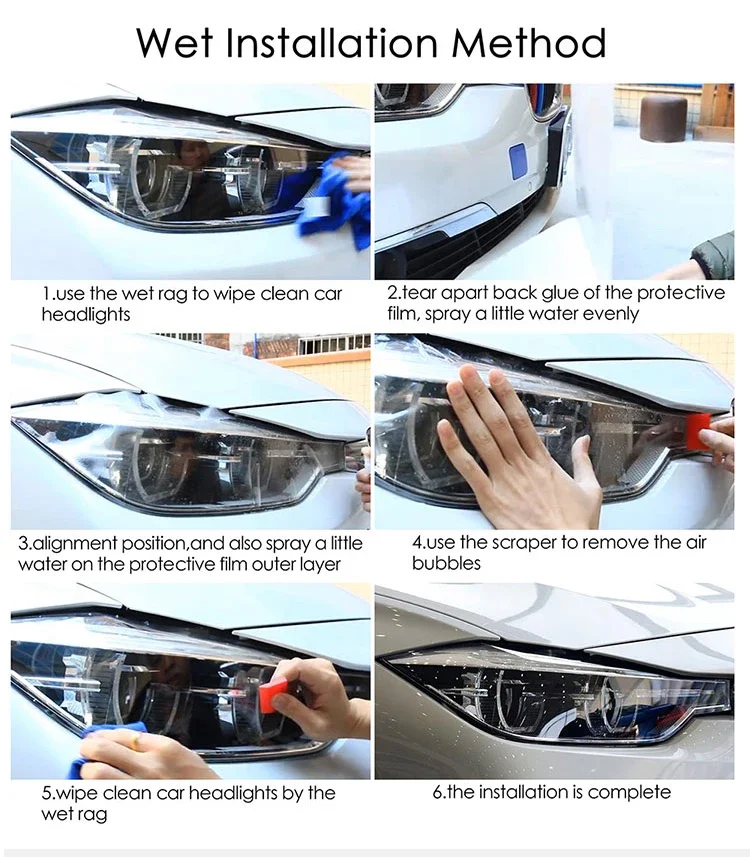 2 قطعة لسوبارو BRZ GR86 2021 2022 2023 2024 سيارة العلوي طبقة رقيقة واقية الجبهة ضوء ملصق من البولي يوريثان اكسسوارات شفافة #5