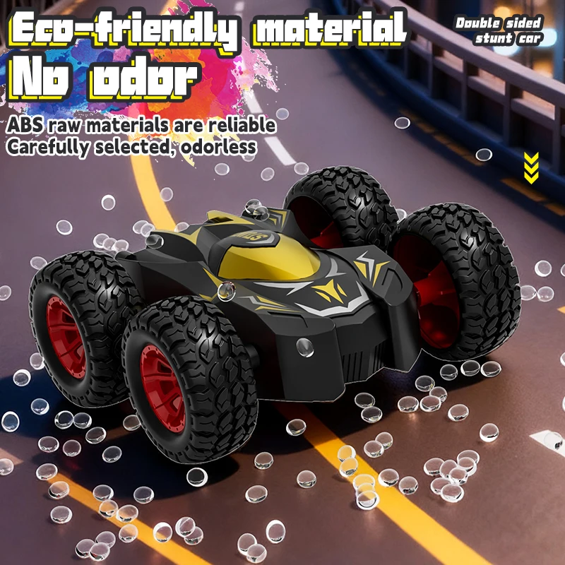 سيارة تراجع بالقصور الذاتي على الوجهين للأطفال، سيارة حيلة من الاصطدام والهبوط، هدية عيد الميلاد للأطفال