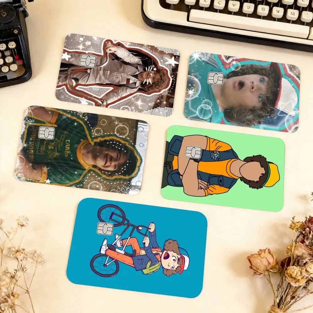 

D-Dustin Henderson Waterproof Film Skin Cover Credit Card Stickers Debit Front Bank Bus Pass