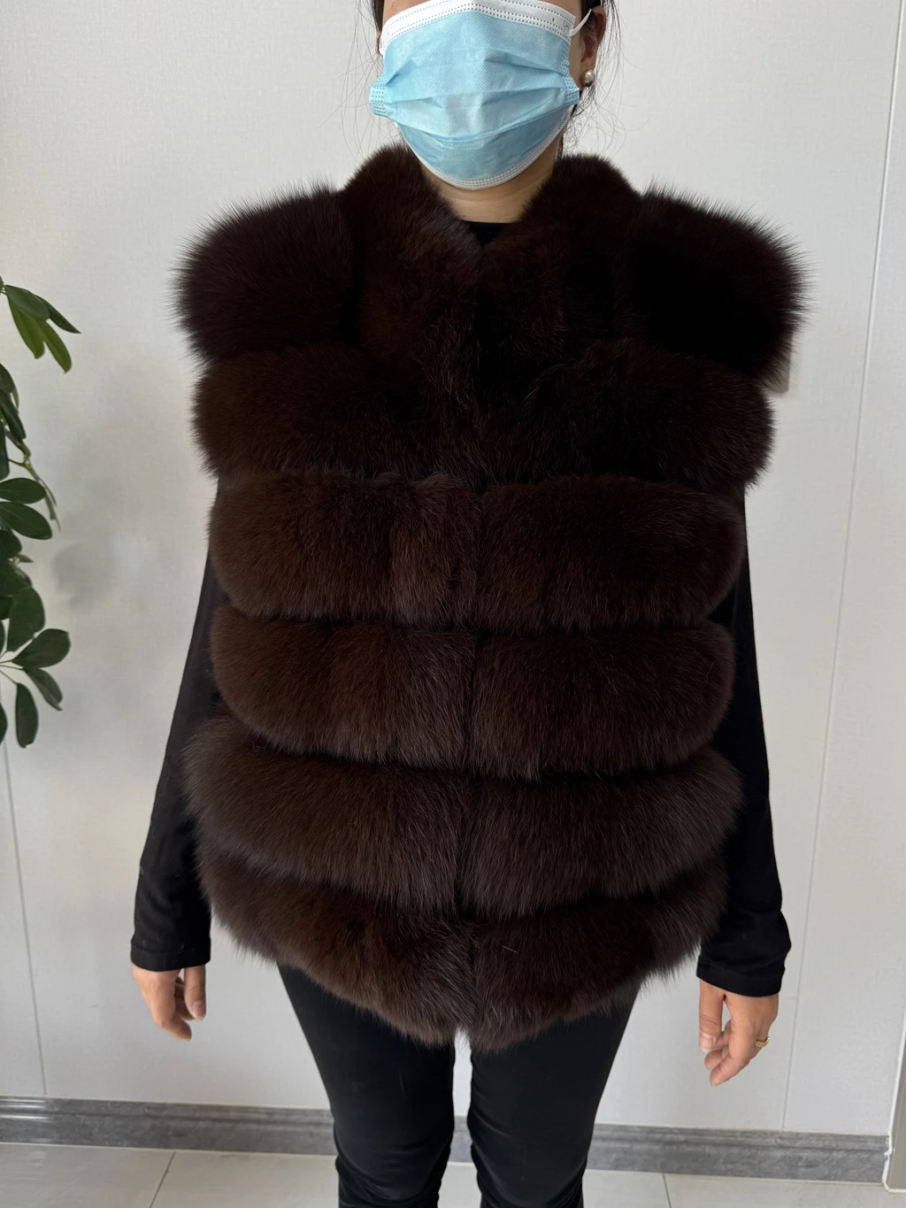 2026 NEW style Fox Fur Coat Real Winter New Outwears Women's Fashion Luxury Jacket High Quality Clothing Natural And Stand Colla