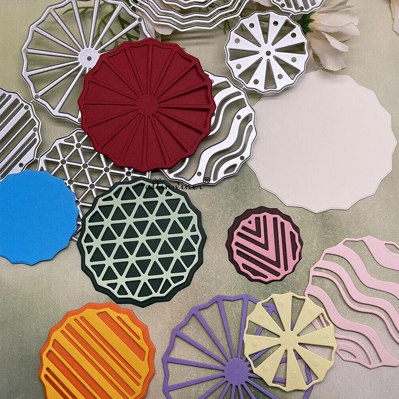 

Irregular circle shape frame DIY Craft Metal Cutting Die Scrapbook Embossed Paper Card Album Craft Template Stencil Dies