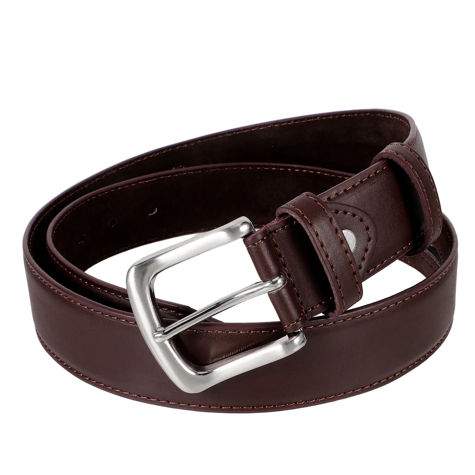 pu-travel-money-belt-brown-hidden-money-pocket-anti-theft-zipper-wallet-belt-for-men-secure-waist-pouch-travel-accessories