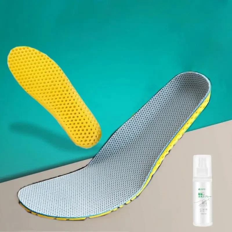 5Pairs Sport Insoles With Sweat Buster  Men Women Soft Memory Foam Running Insole Comfortable Breathable Shoe Pads