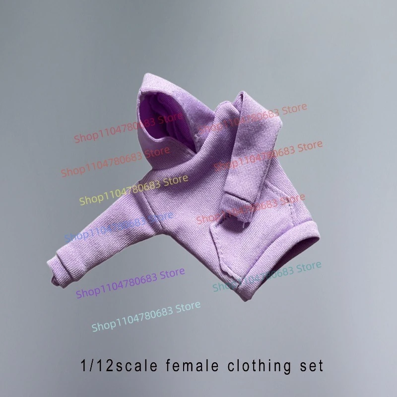 1/12 Scale 6-inch Motile Mother Mini Doll Hoodie Clothes Function Dummy Costume Ornaments Gifts