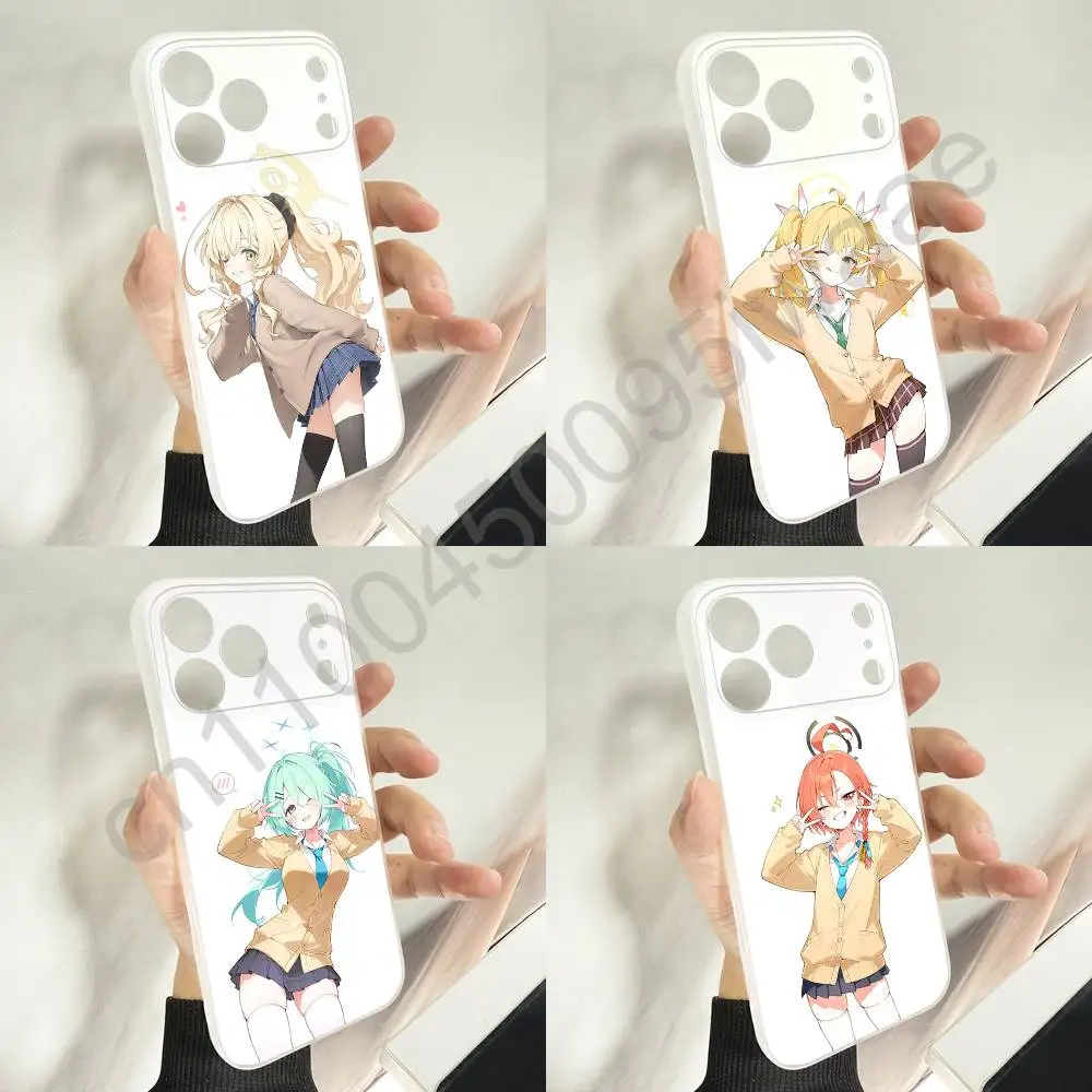 

Cute Girl Blue A-Archive Phone Case For iPhone 11,16,15,14,13,17,12,Plus,E,Air,Mini,Pro,Max Magnetic Magsafe Soft Cover