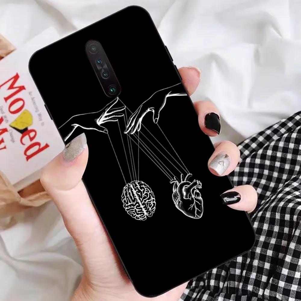 Medical Human Organs Brain Phone Case For Redmi 5 6 7 8 9 10 plus pro 6 7 8 9 A GO K20 K30 K40 pro plus F3 Fundas