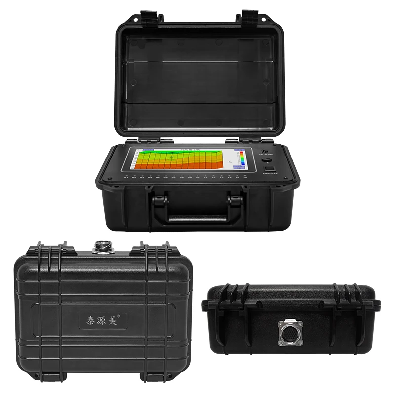 TYM D Series 16 chanels Borehole Logging Geophysics Water Survey 500m 800m 2000m Well Water Detector Underground