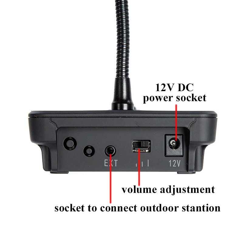 Wireless Auto E331 Hands Free Window Intercom System Counter For Bank Ticket Station