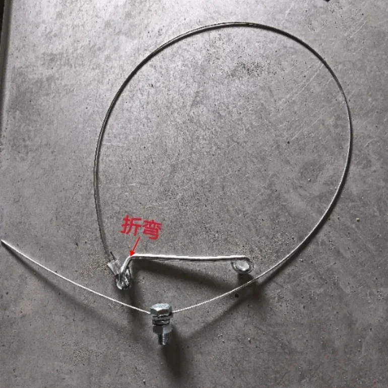 

Elevator unlocking cable with screws, Xizi Technology elevator door lock cable, triangle lock cable, bent type