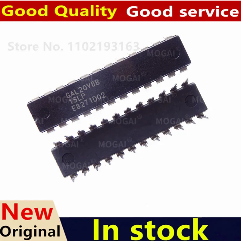 (10 Stück) 100 % neuer GAL20V8B-15LP GAL16V8D-25LP GAL20V8B 15LP GAL16V8D 25LP DIP-24 Chipsatz