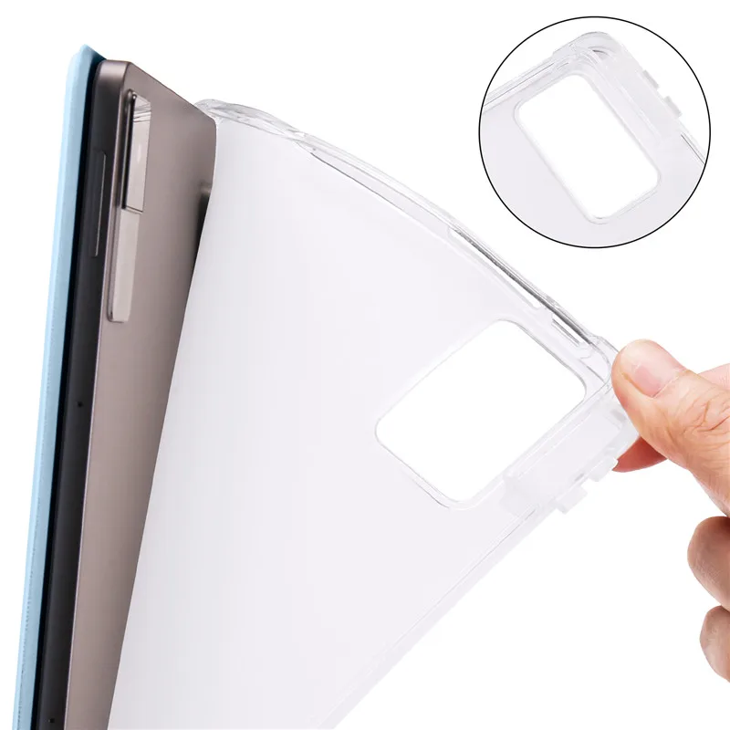 Etui na tablet Lenovo Tab TB311FU 10,1 cala z uchwytem na ołówek Składana podstawka TPU na tablet Lenovo Tab 10,1 2025 Etui Capa Funda — zdjęcie produktu 6