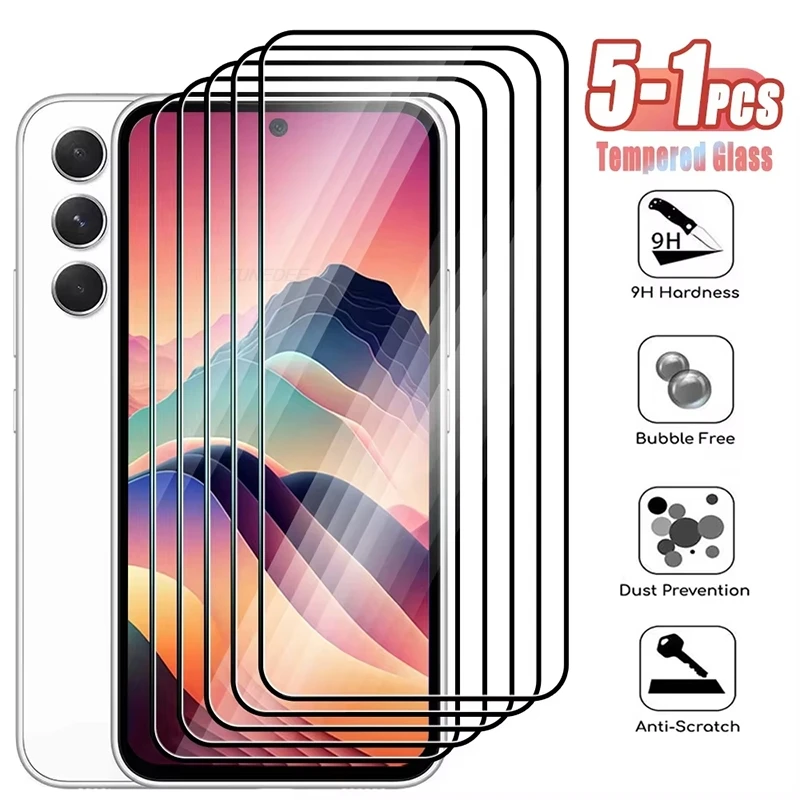 

For Poco X8 Pro Max Full Cover Tempered Glass Screen Protector for Poco F8 Ultra X8 Pro F8 Pro Glass Film Clear Anti Scratch