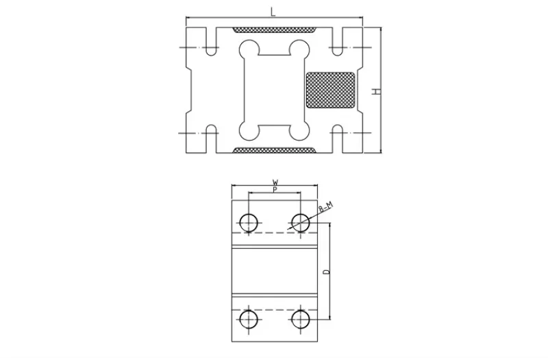 GPB142 load cell, weight sensor 750 kg 1000 kg 2000 kg