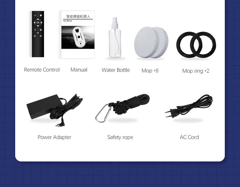 窓掃除ロボットインテリジェント窓洗浄ロボット掃除機窓掃除機電気ガラスリモコン付き