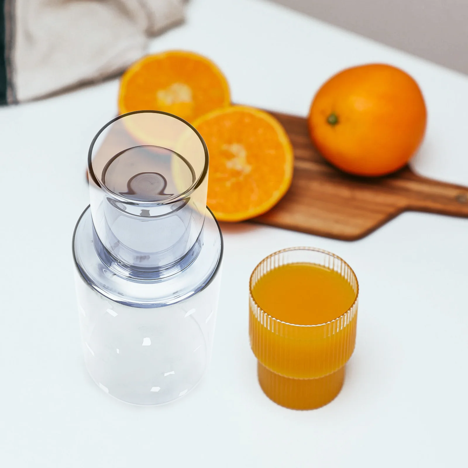 

1Set Cold Water Glass Kettle Cup Transparent Glass Drinkware Home Tea Party Festival Gathering Water Cup Bottle