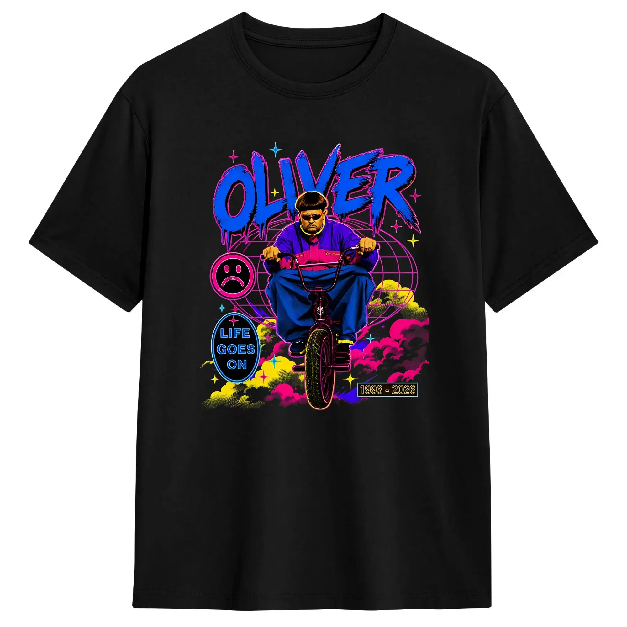 Streetwear T-Shirt Oliver Tree Rest In Peace 1993 to 2026 Memorial Cotton T Shirts Novelty Tshirt Men Summer Short Sleeve Tops