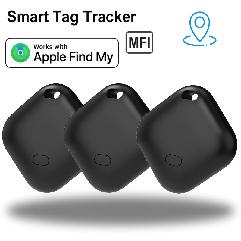 Mini Buletooth GPS Tracker Smart Tag For Apple Find My Anti-lost Finder for Car Pet Keys Wallet Suitcase  Global Locator air tag