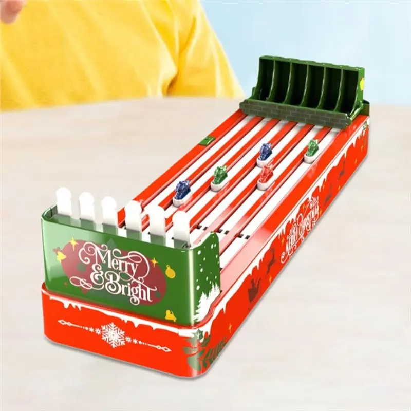 BEDW-Jogo de corrida de cavalos de mesa temático de Natal engraçado para presente de interação familiar lembranças de festa divertidas em casa interativas