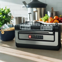 Commercial 300mm Electric Vacuum Sealer Machine Automatic Plastic Food Sealer for Household Outdoor Kitchen Car Use