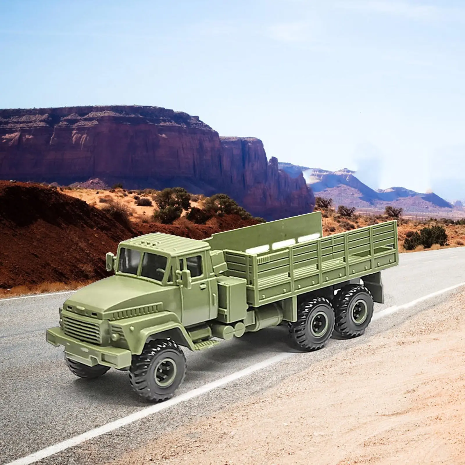 Armored Model Car Diecast puzzle Vehicles 1/72 Armored Cargo Truck Transport Carrier Truck for Collection Boys Display Adults