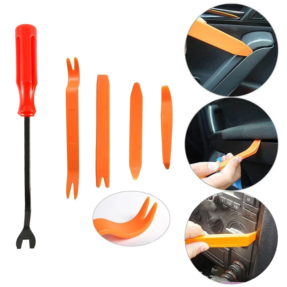 Car Interior Repairing Tools Car Installation Kits Auto Door Clip Panel Trim Removal Dash Navigation Blades Disassembly Plastic