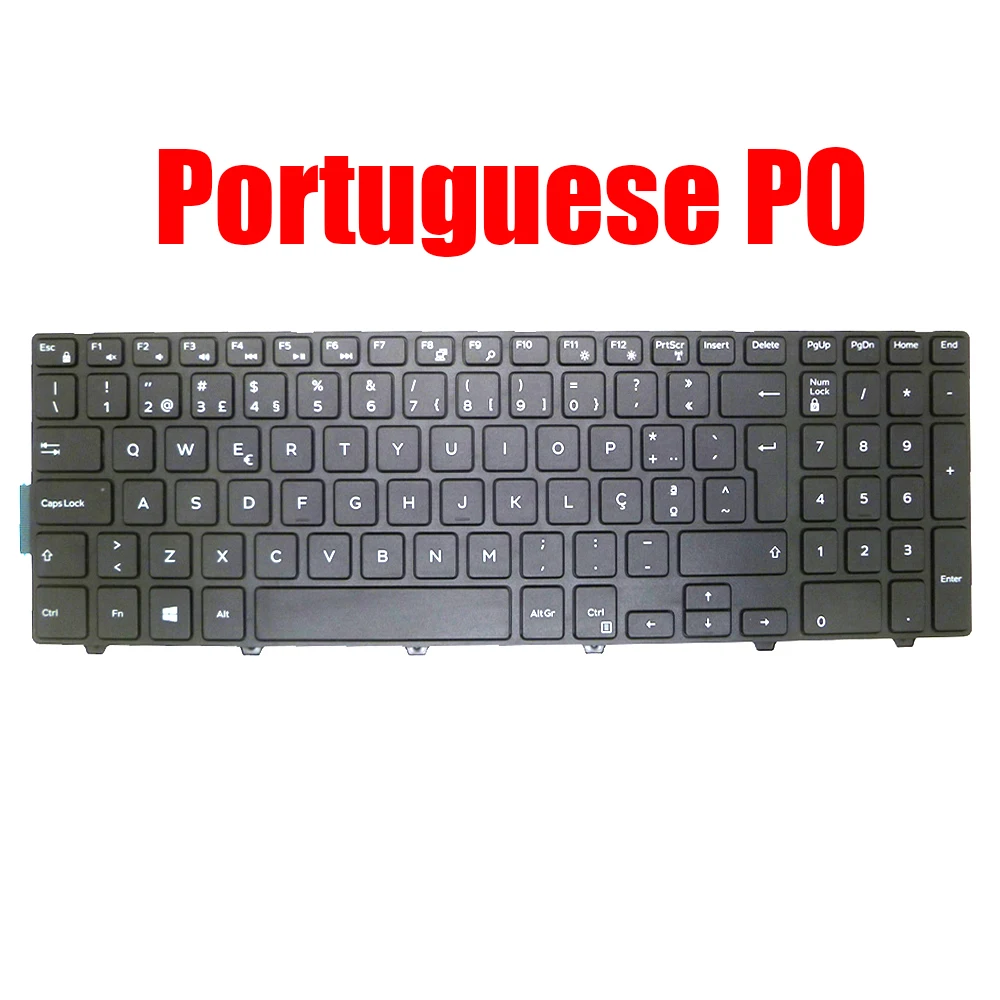 

Portuguese PO Keyboard For DELL 3541 3542 3543 3550 3551 3552 3555 3558 3559 3560 3565 3567 3568 3570 3573 3576 5542 5543 0423F8