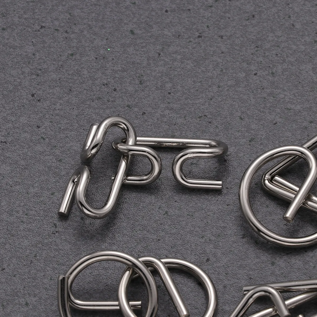 

Metal Brain Puzzle Set Ring Challenge Intelligence Iq Game Unzipping Wire for Kids Adults Gift Entertainment