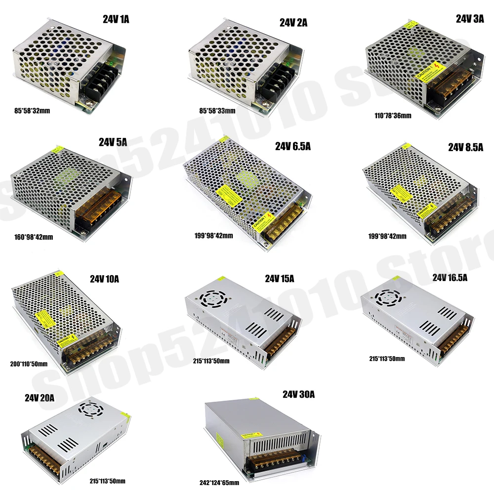 220V To 5V 12V 24V Power Supply 1A 2A 3A 10A 20A 30A 40A 50A 60A Switching Power Supply 5V 12V 24V 2A 3A 5A 6A 10A LED Driver