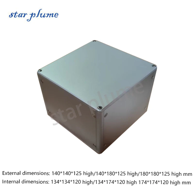 

(140-180mm) All-Aluminum Matte Transformer Cover Chassis Cow Shield Cover Suitable for Vacuum Tube Amplifiers Chassis Shell DIY