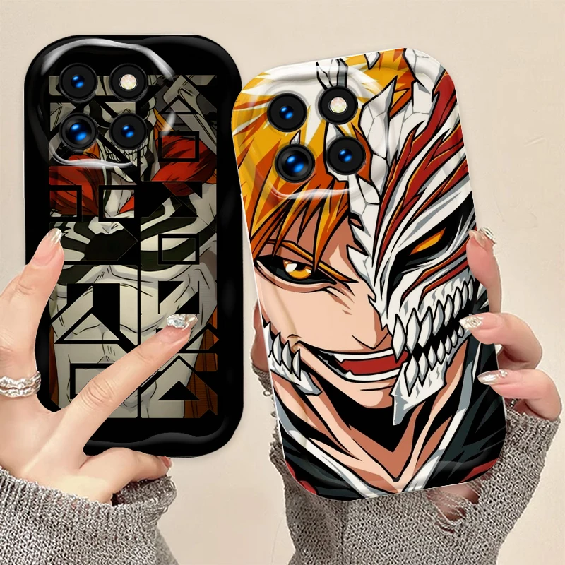 Anime BLEACH Cool For Xiaomi Mi 14 12 12T 11 Lite Poco M6 X6 X5 X4 X3 Pro GT NFC 5G Wave Oil Funda Phone Case