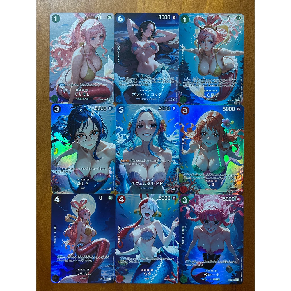 Carte Anime une pièce Nico Robin Tony Tony Chopper bricolage fait maison texture bronzante carte de Collection cadeau d'anniversaire de noël jouets