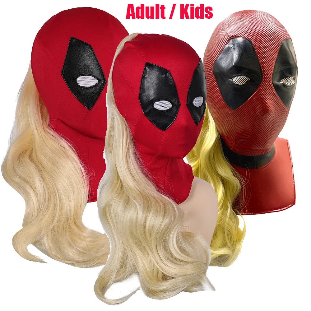 

Adult Kids Dead Cosplay Pool Roleplay Mask Wigs Lady Ladies Girls Fantasia Dress Up Party Halloween Carnival Costume Accessories