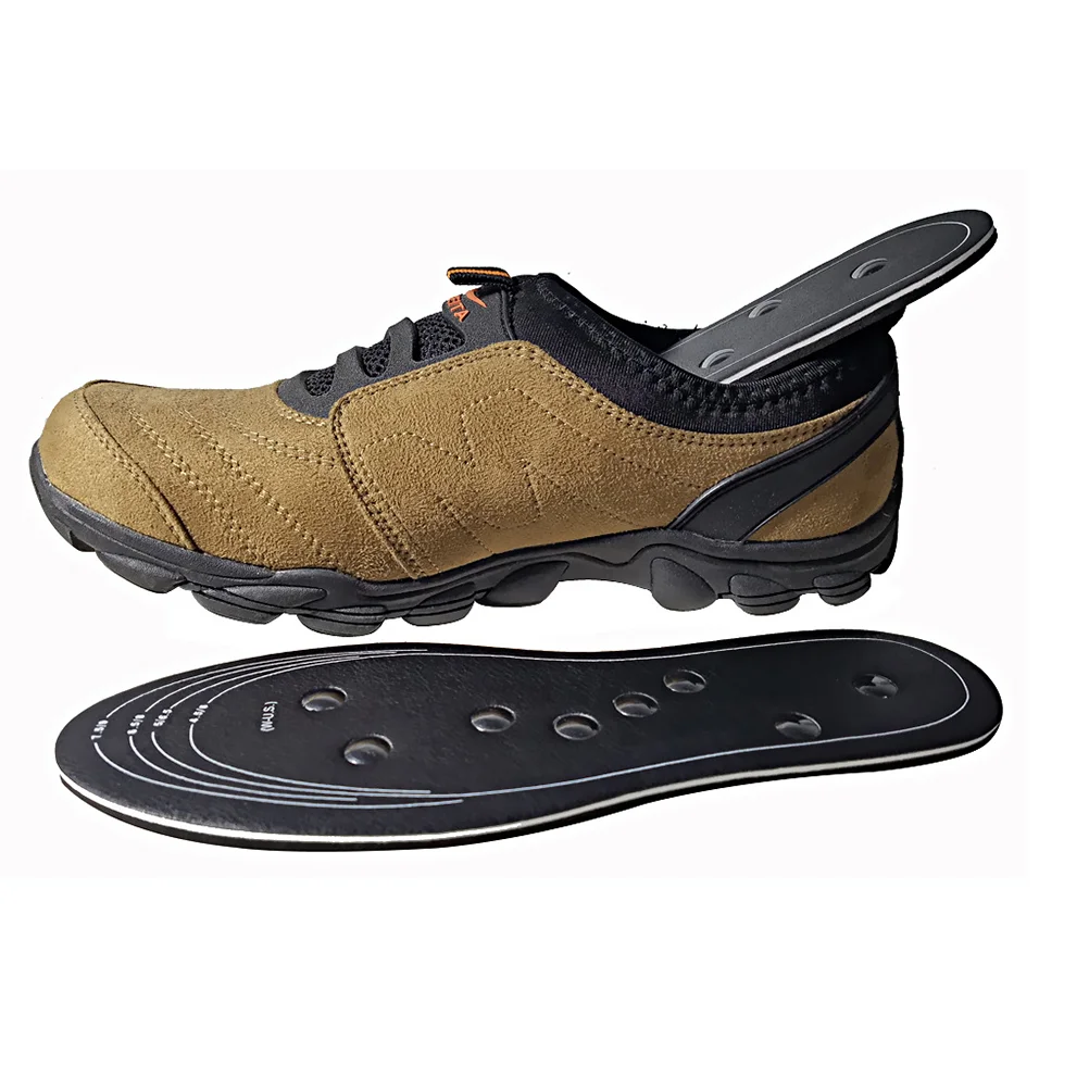 Plantillas magnéticas para hombre y mujer, cojines para zapatos, terapia para el cuidado de los pies, masaje Unisex, color negro