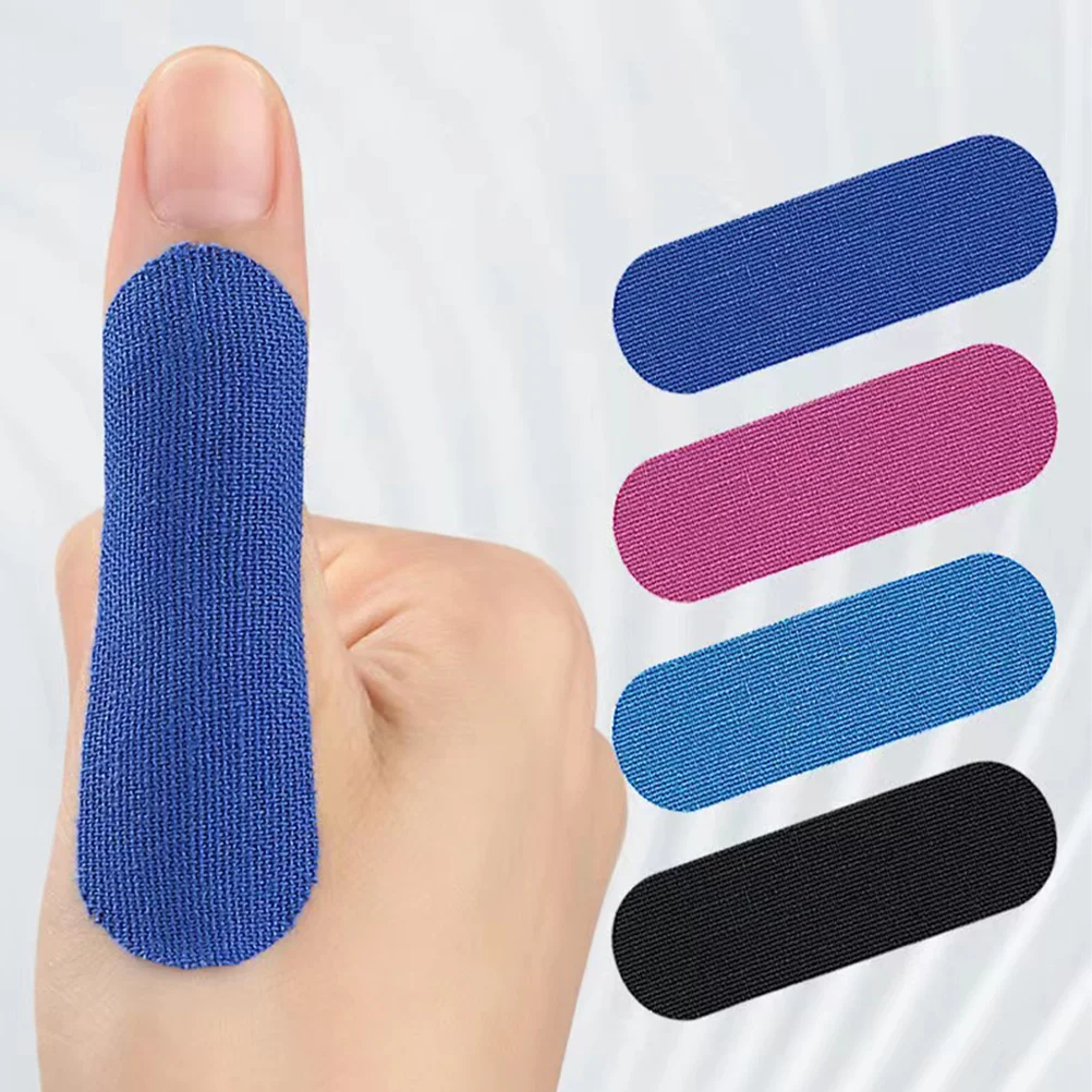 50 قطعة من واقيات إبهام البولينج، قماش مرن ناعم ومسامي، خفيف الوزن، تصميم مدمج، شريط حماية للأصابع، شريط إبهام البولينج