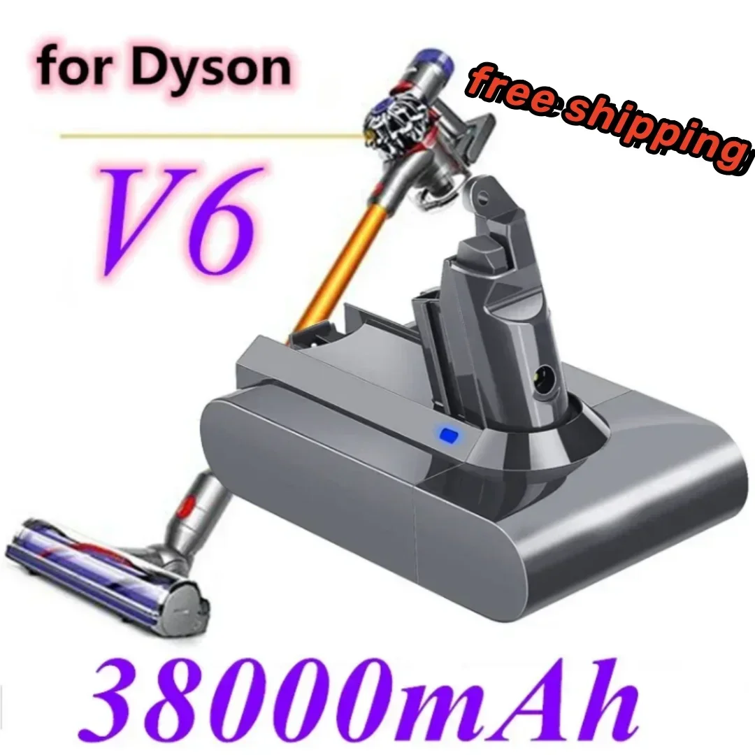 

Новый аккумулятор Dyson dc62 38000 мАч 21,6 В литий-ионный аккумулятор для Dyson V6 DC58 DC59 DC61 DC62 DC74 SV07 SV03 SV09, аккумулятор для пылесоса