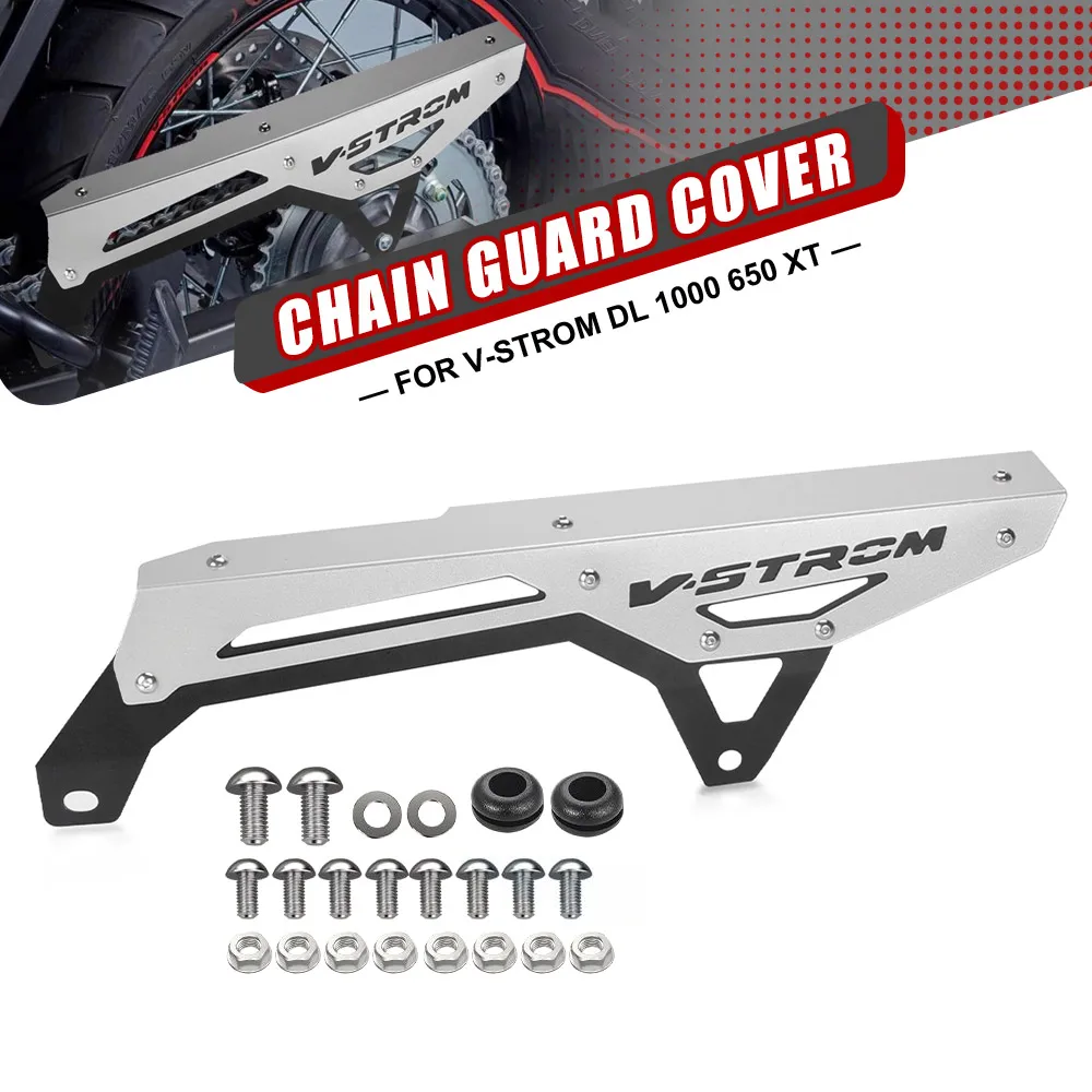 

Для Suzuki DL650 DL1000 DL1050 V-Strom 650/1000/1050 XT 2004-2025 крышка звездочки защитная крышка цепи защитная крышка ремня цепи