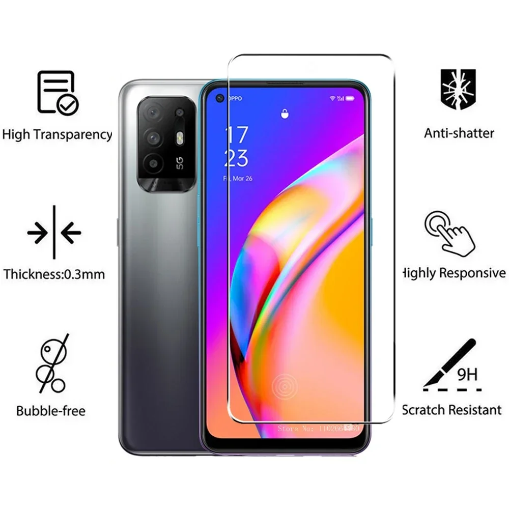 2N2 All Transparent Tempered Glass for Oppo A94 4G A53 5G A54 A74  Camera Screen Protector on Oppo A74 4G A94 4G Glass