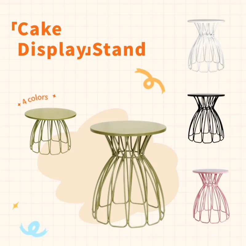 

Cake Display Tray Wedding Party Afternoon Tea Dessert Table Decoration Iron Cake Stand Cake Plate Household Items