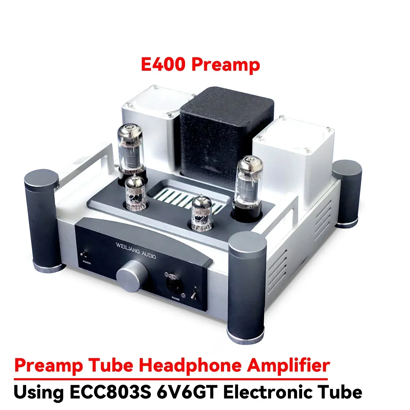 

AMXEKR E400 with Output Transformer Tube Amp and Preamp Tube Amp Is Suitable for HD800 T1, Etc.