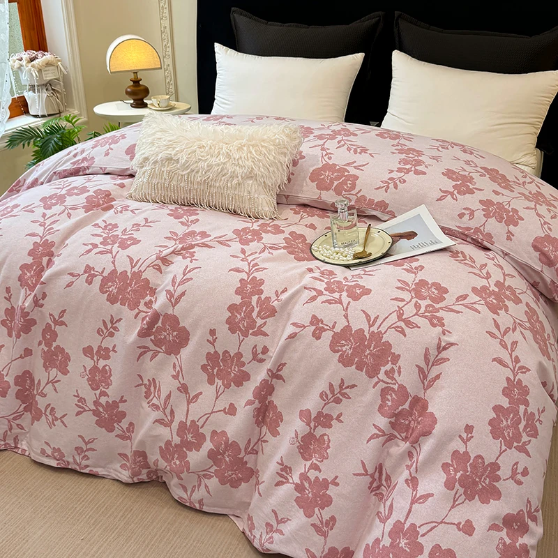 copripiumino-in-cotone-spazzolato-100-con-stampa-floreale-misure-singolo-queen-king-spessore-220-x-240-cm
