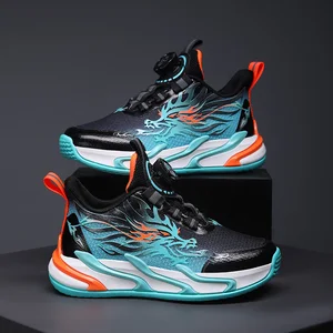 Sneaker nền tảng bình thường của trẻ em, giày thể thao cho bé trai, sang trọng, nguồn gốc, trường học, chạy bộ, thời trang, mùa thu 8 Bán hàng chính Giày sang trọng trẻ em - №4