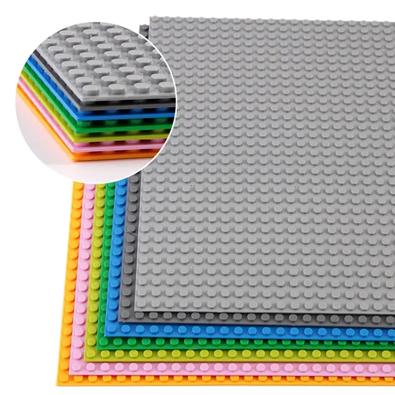 Classic Base Plates 32X32 Dots BasePlate Plastic Bricks Baseplates Small Block Construction Toy for Kids Compatible with Lego