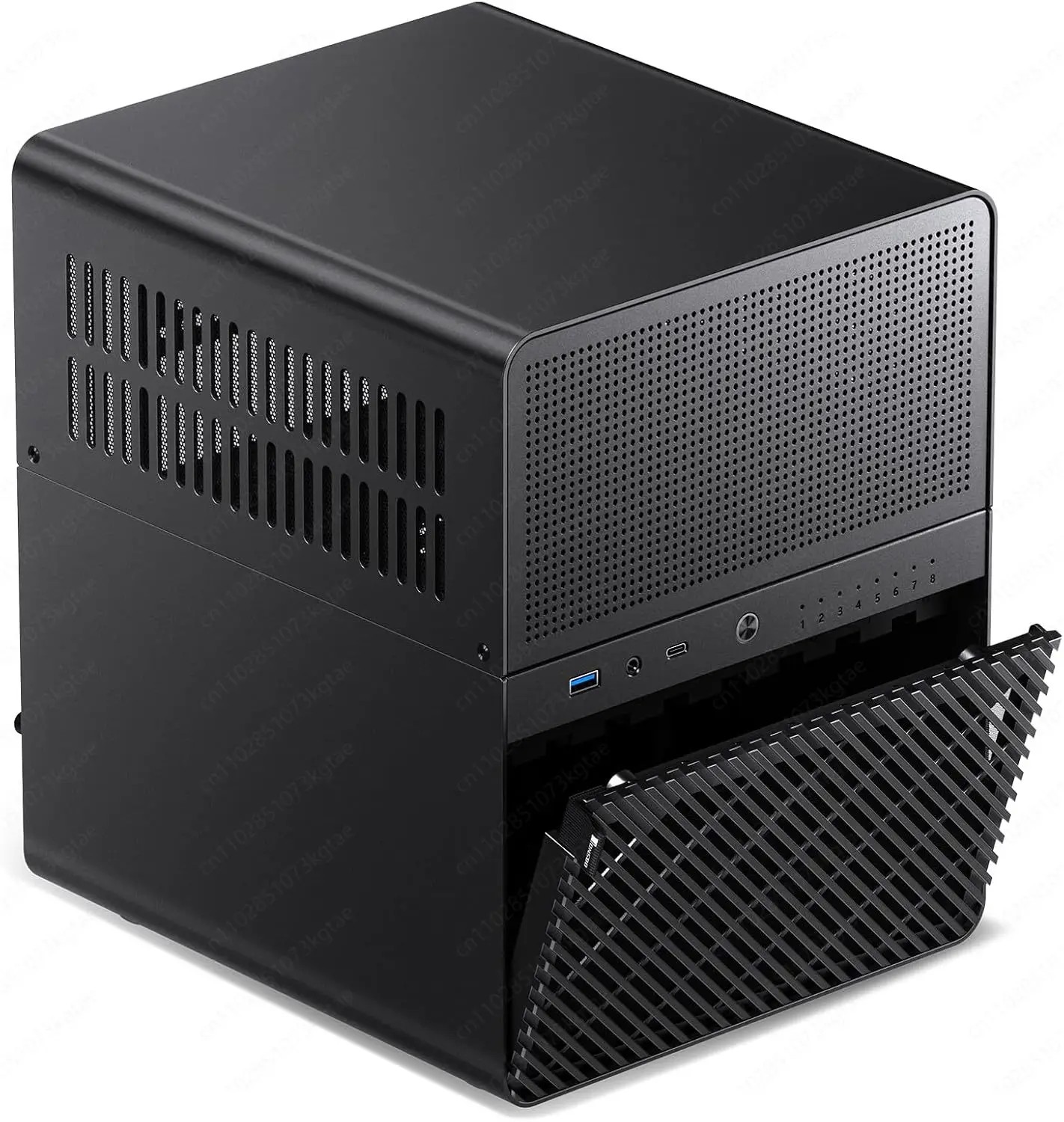 N3 NAS Mini Aluminum Chassis ITX main board Multimedia Server Network Storage Hot Swap 8 Disk